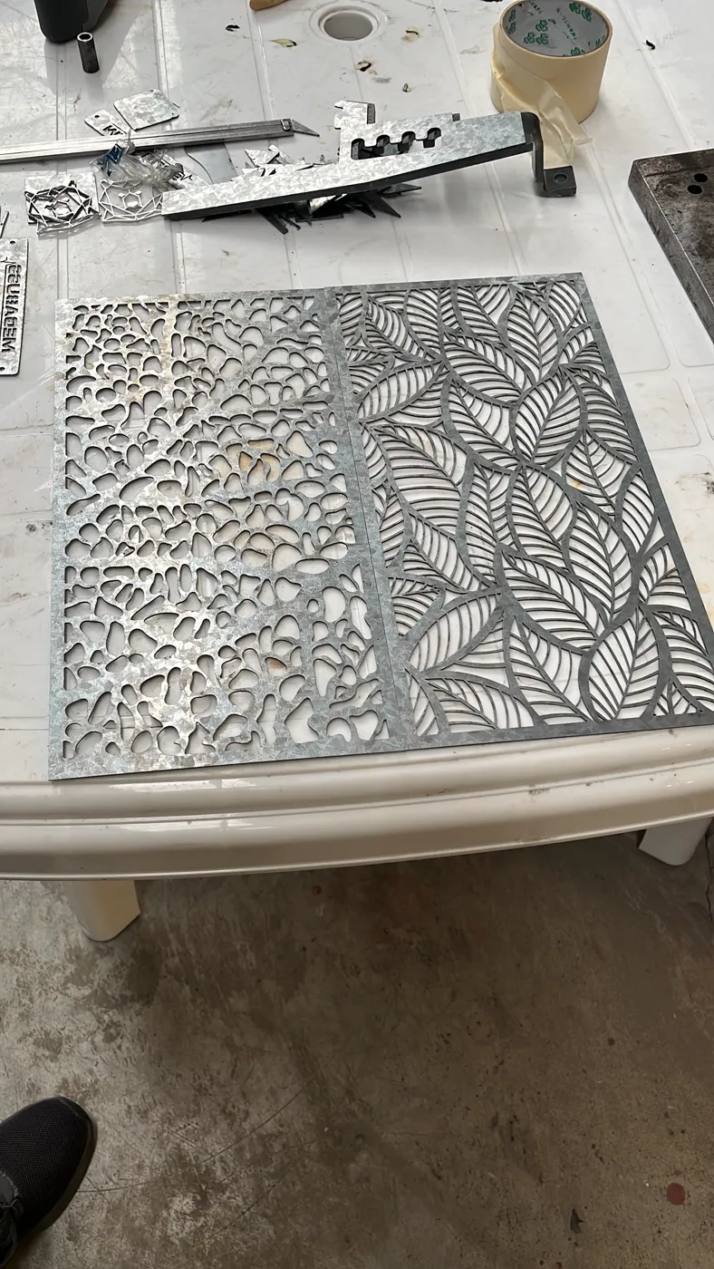 Celosías y paneles decorativos de corte láser