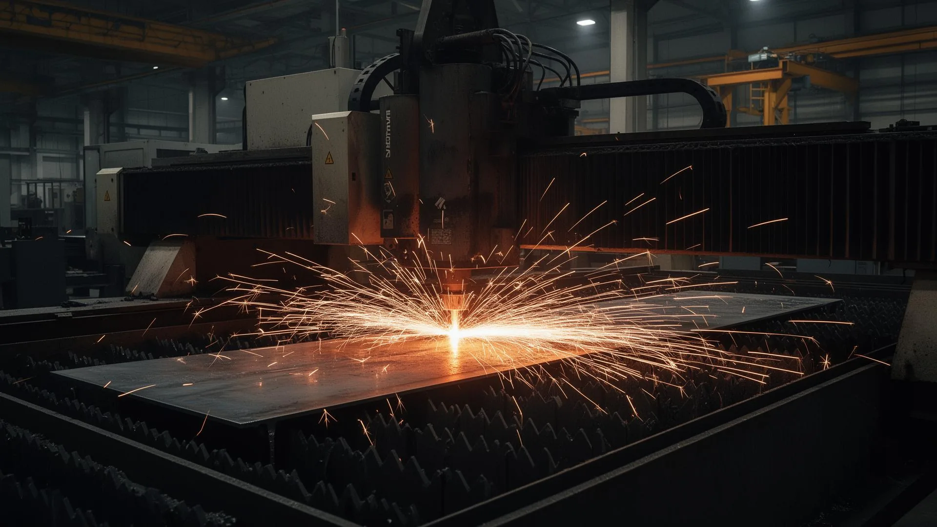 Planta industrial R3LAB — mecanizado CNC y corte láser